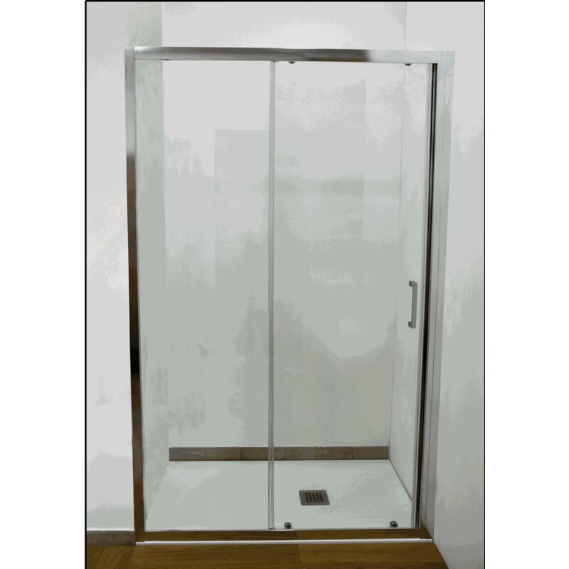 foto del prodotto box doccia nicchia scorrevole style in cristallo trasparente da120cm