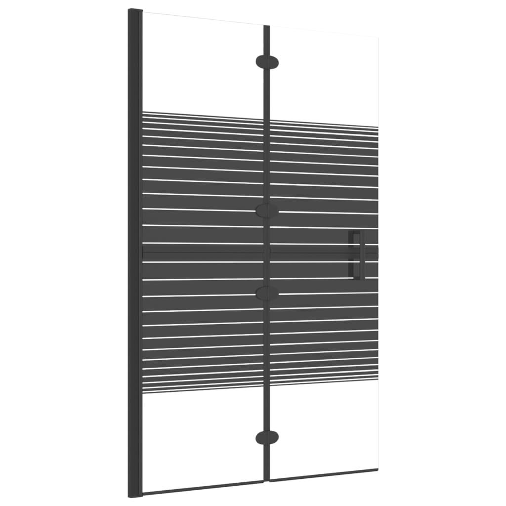 foto del prodotto box doccia pieghevole da bagno esg 80 x 140 cm nero 02 0002013