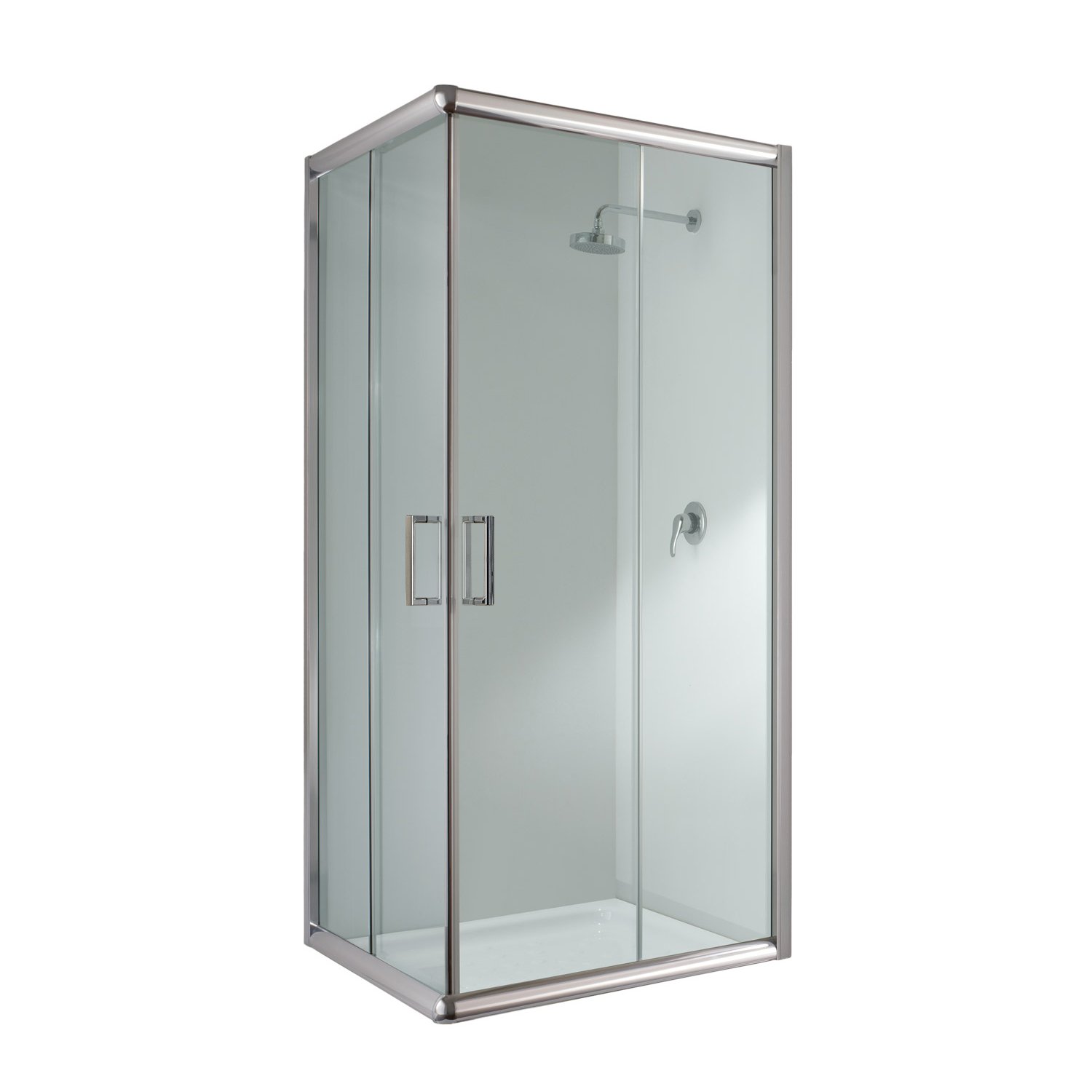 foto del prodotto box doccia rettangolare 70x120 h198 trasparente 6mm mod. alabama