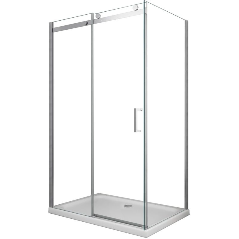foto del prodotto box doccia rettangolare vetro trasparente con easy clean h 190 mod. cosmopolitan 70x100 cm