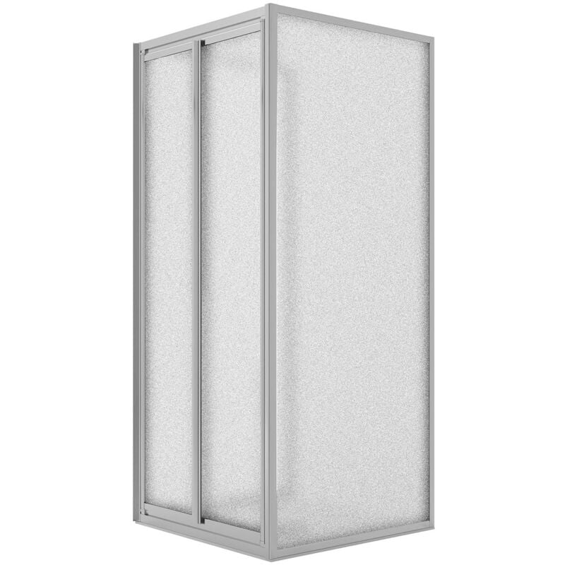 foto del prodotto box doccia saloon 3 lati vetro stampato h 185 mod. clint 90x100x90 cm ap. 100