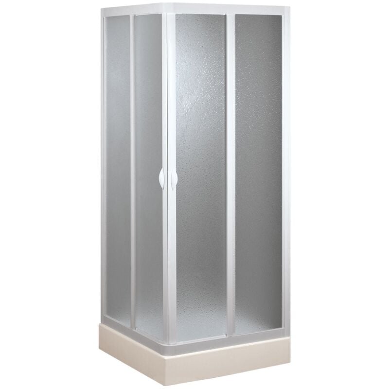 foto del prodotto box doccia scorrevole in acrilico mod. venere h 190 70x100 cm con apertura centrale