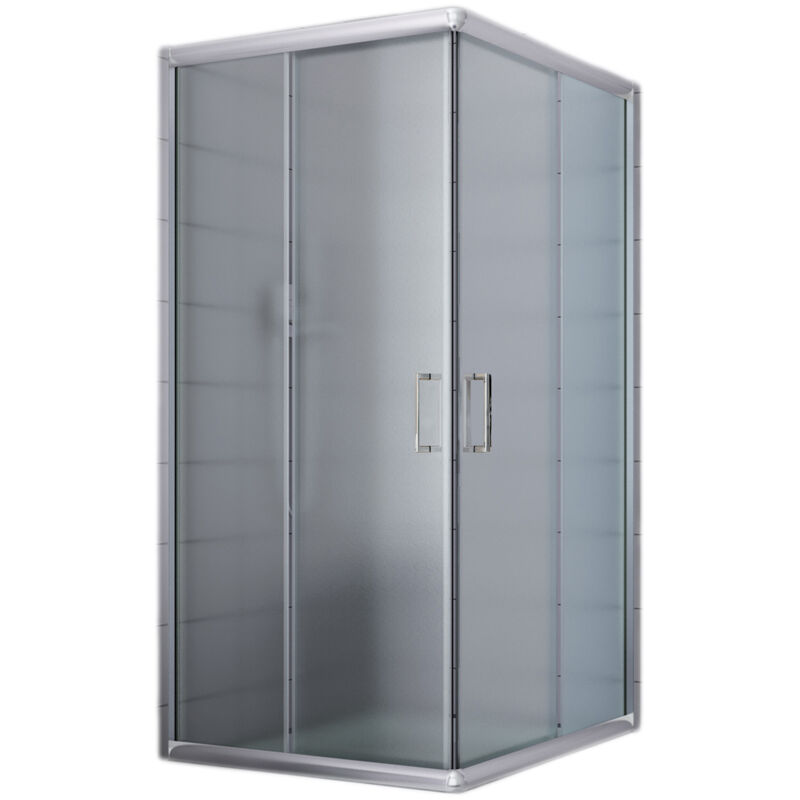 foto del prodotto box doccia scorrevole vetro stampato h 185 mod. alabama 70x120 cm rettangolare