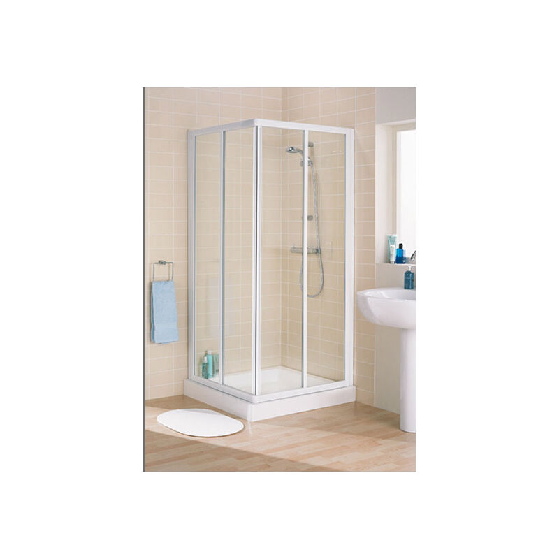 foto del prodotto box doccia smeralda in cristallo 3 mm. trasparente cm. 70x85