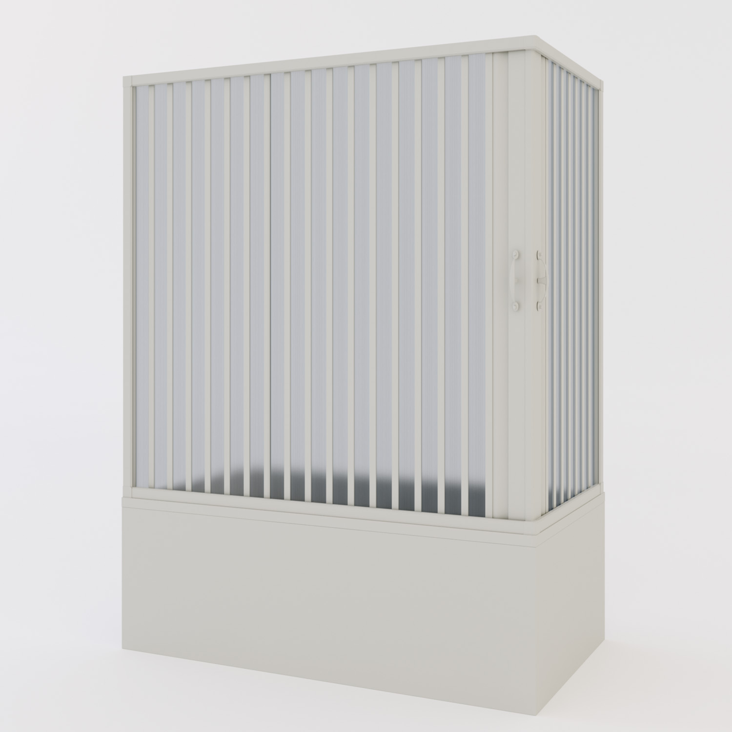 foto del prodotto box doccia sopravasca 70x160 in pvc h 150 a soffietto mod. ortensia con apertura centrale