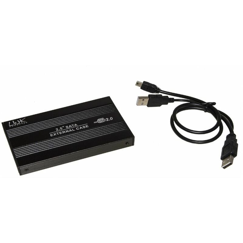 foto del prodotto box esterno per hd 2,5 sata usb 2.0 lkbox252 nero