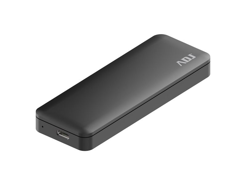 foto del prodotto box esterno per ssd nvme usb 3.1 bk ahs07 box case alluminio adj