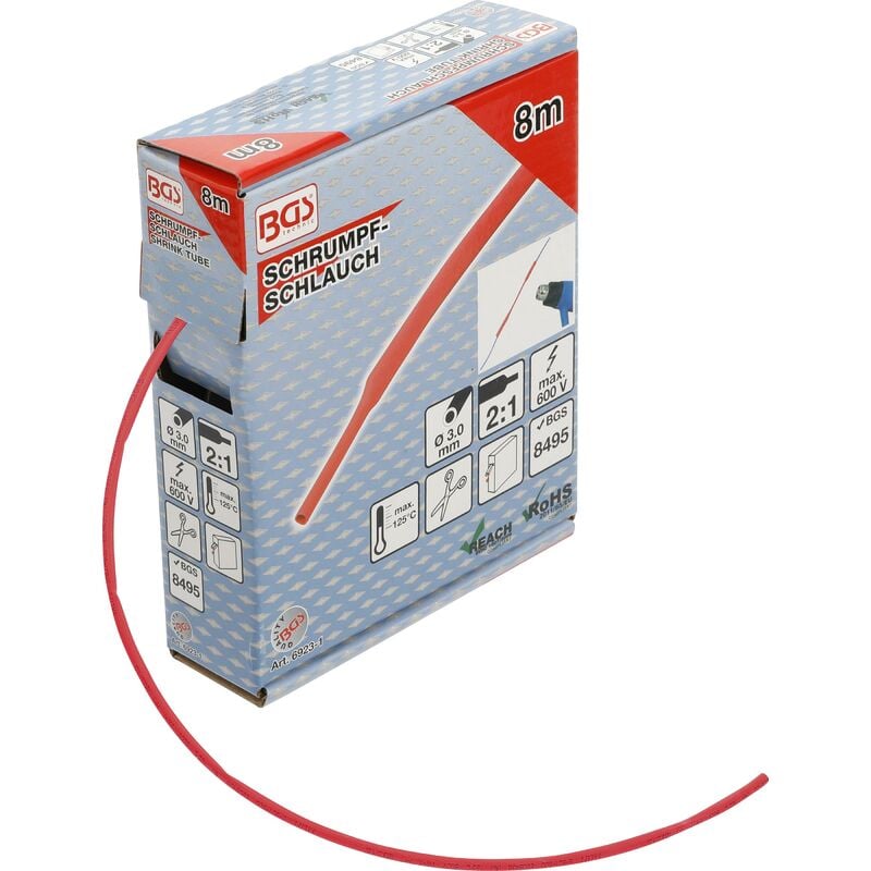 foto del prodotto box gauine termorestringenti rosso 3 mm 8 m
