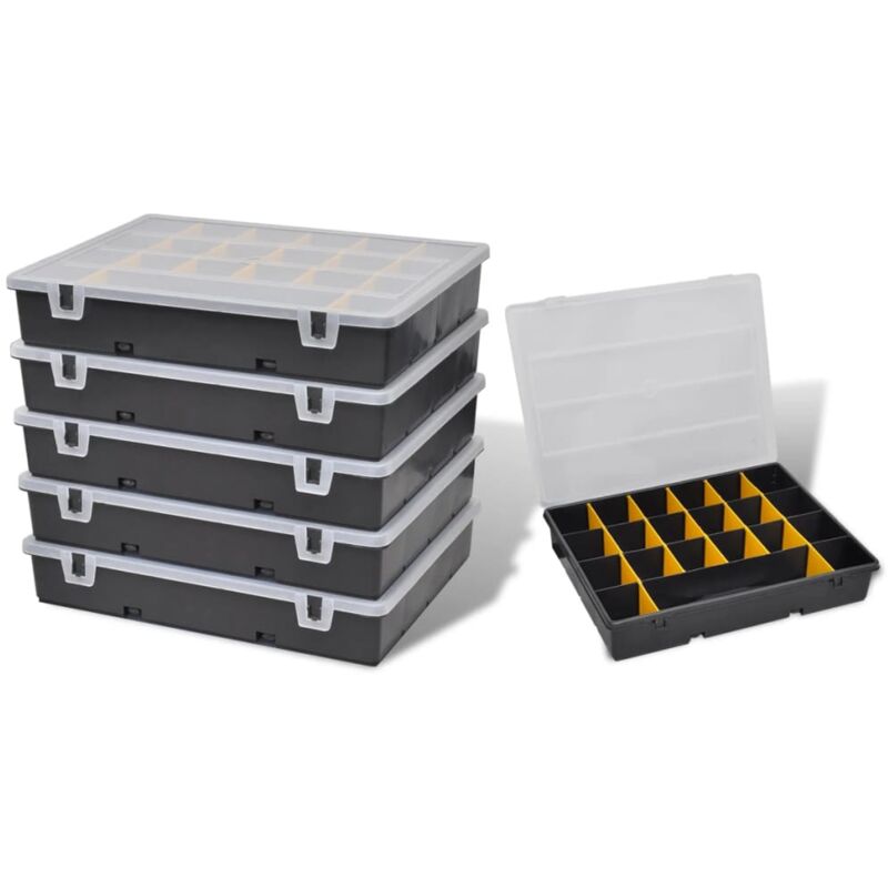 foto del prodotto box magazzino cassette assortite 6 pezzi