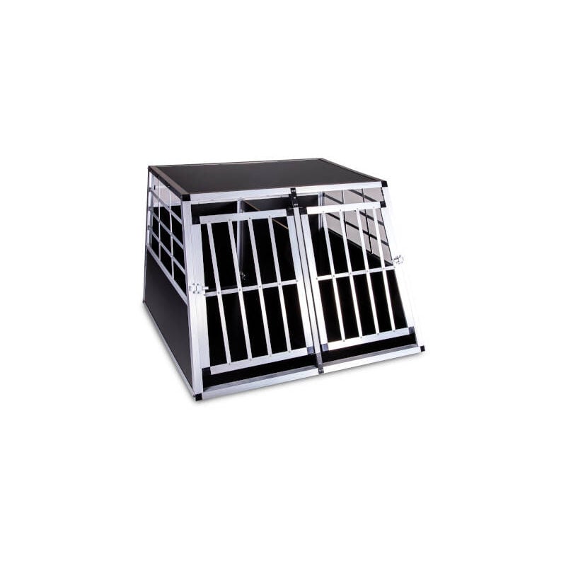 foto del prodotto box per 2 cani da cofano auto con divisorio