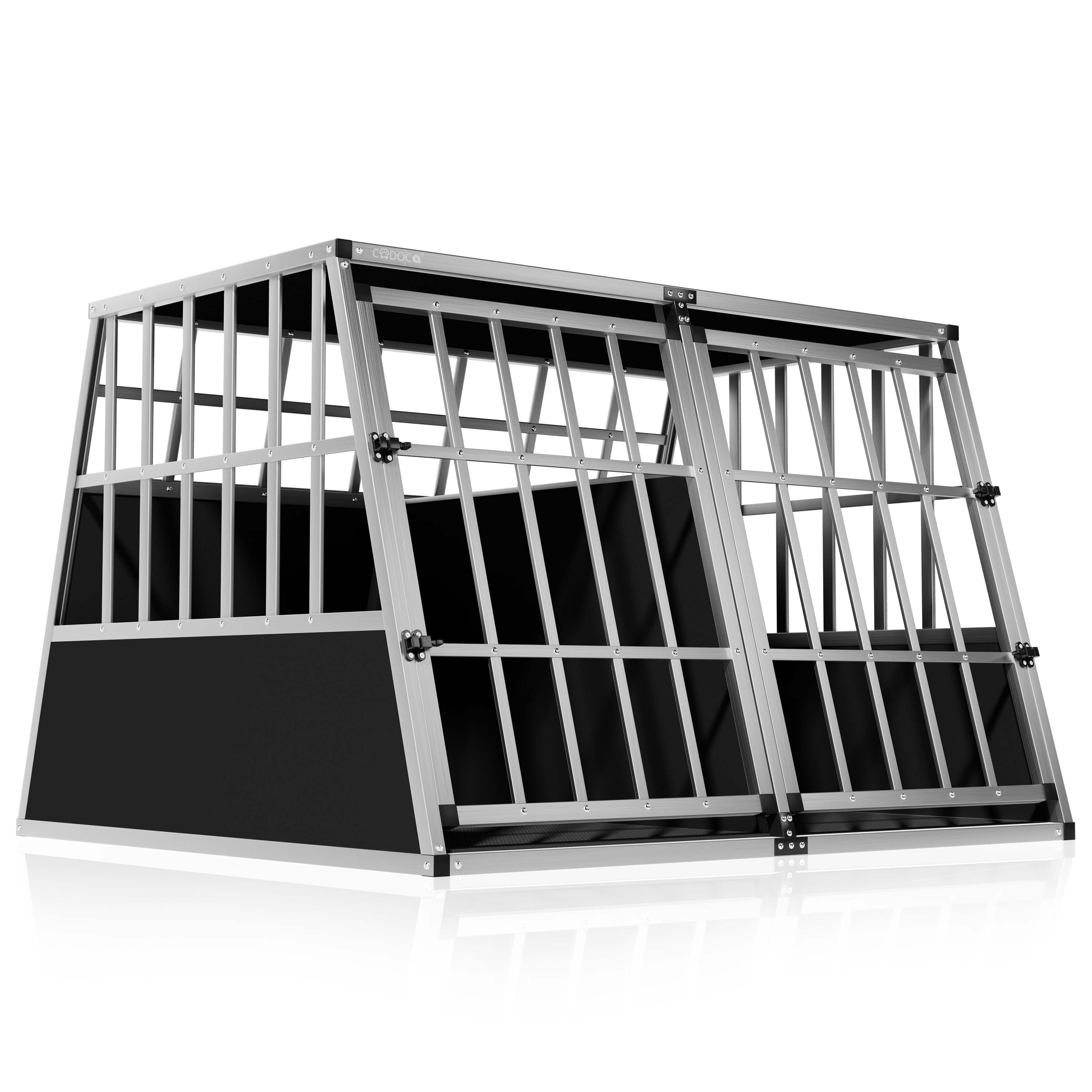 foto del prodotto box per trasporto cani xxl alluminio 97x90x70cm