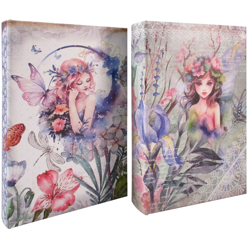 foto del prodotto box scatole per libri rettangolari in argento 2u 26x17x5cm signes grimalt