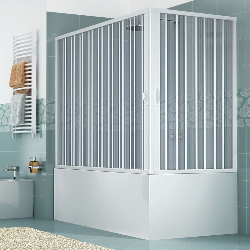 foto del prodotto box sopravasca galassia 2 ante 70x170cm apertura angolare