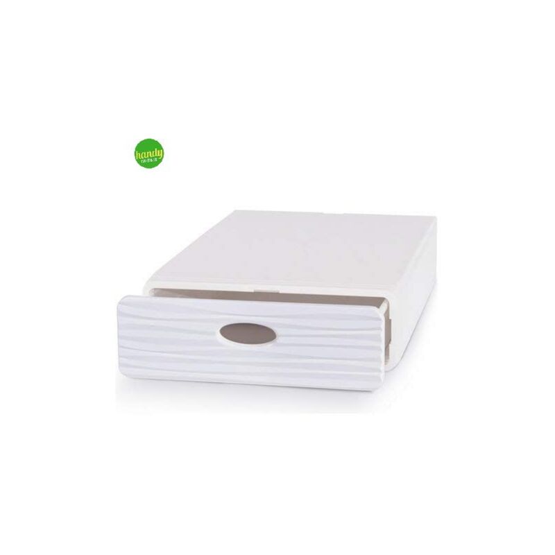 foto del prodotto box wave domoliving qbox slim bianco 9 x 28 x 40 cm