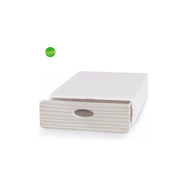 foto del prodotto box wave domoliving qbox slim sabbia bianco 9 x 28 x 40 cm