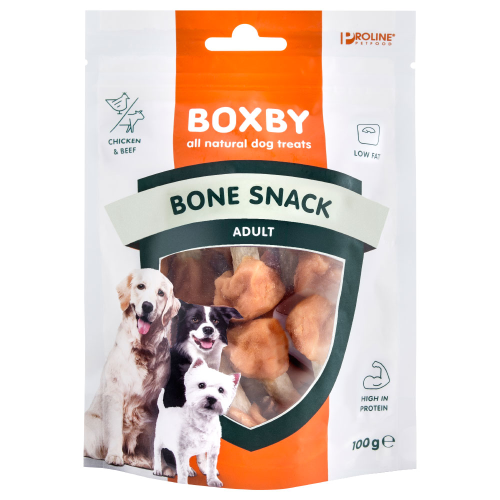foto del prodotto boxby adult bone snack per cani 100 g