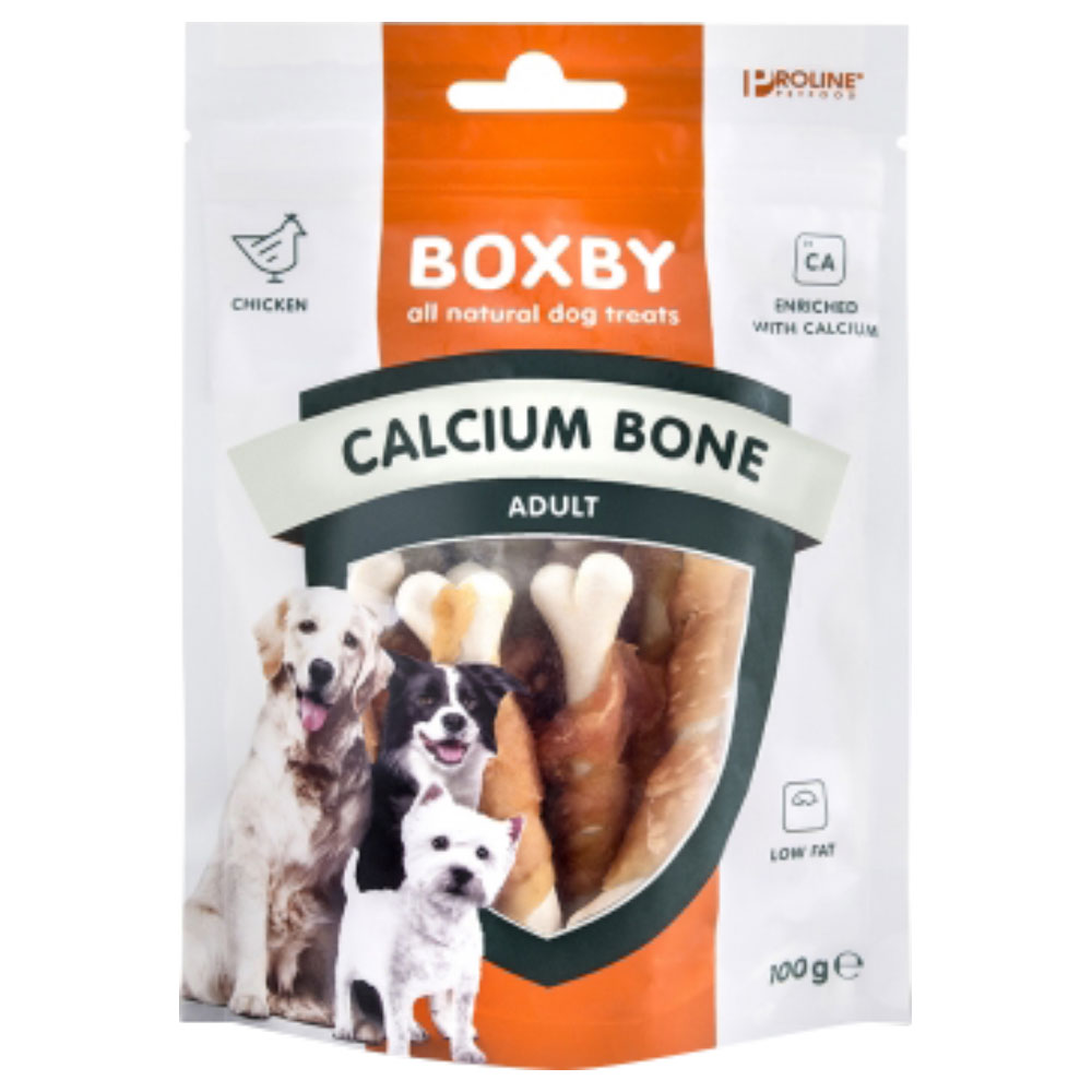 foto del prodotto boxby adult calcium bone snack per cani 100 g