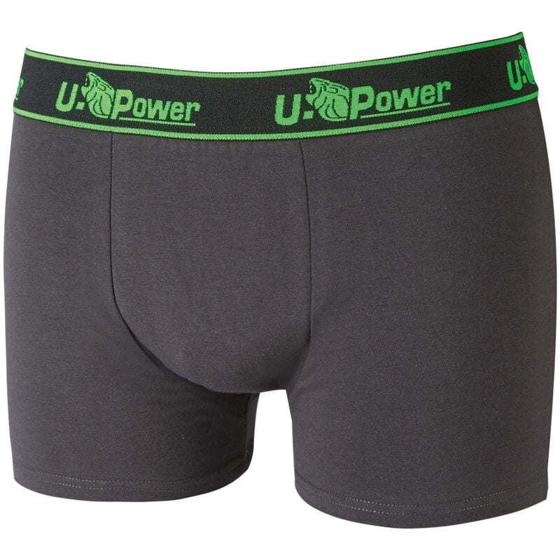 foto del prodotto boxer skin in cotone asphalt grey taglia xl u power conf. 3 pz
