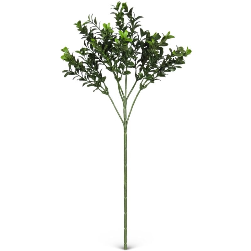 foto del prodotto boxwood ramo artificiale con 504 foglie verde uvr h 46 cm