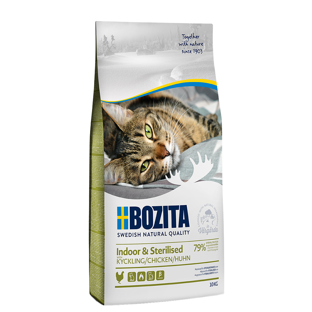 foto del prodotto bozita feline indoor sterilised 10 kg