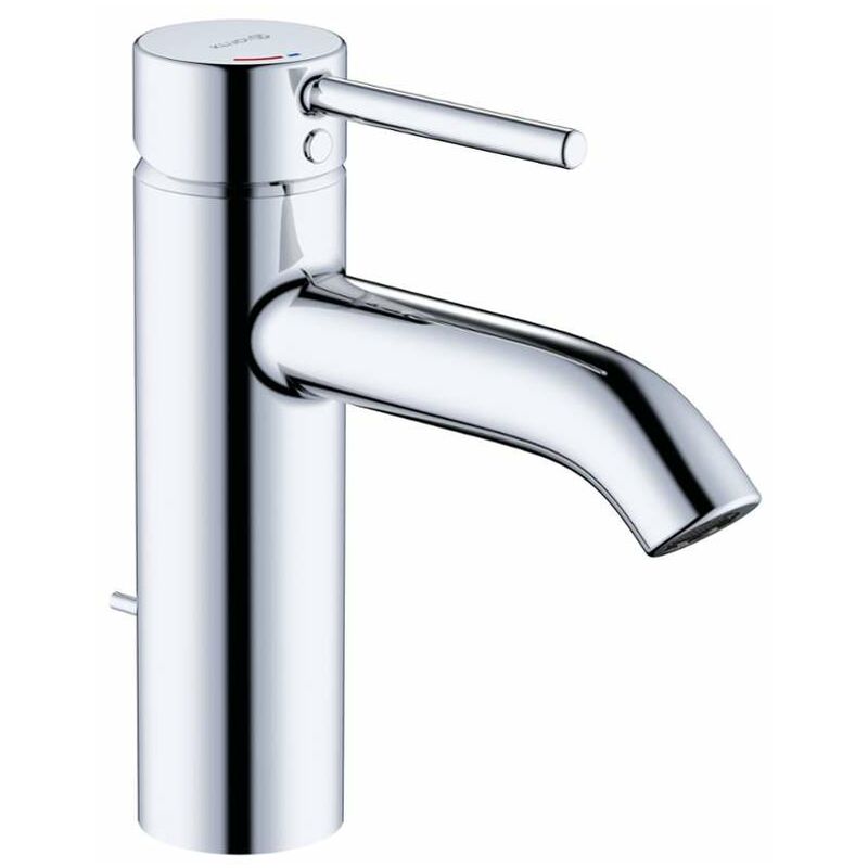 foto del prodotto bozz miscelatore da lavabo, con sistema di scarico, ecoplus, cromo 382930576wr4 kludi