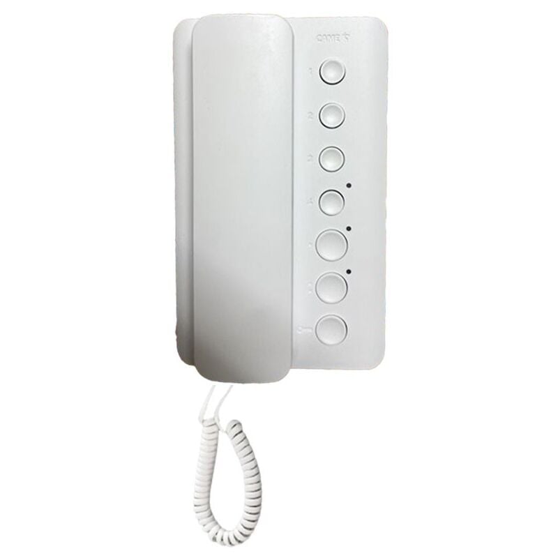 foto del prodotto bpt came citofono a cornetta 2 tasti 4 tasti agata agt a200 evo s200 intercomunicante 840ca 0020 colore bianco