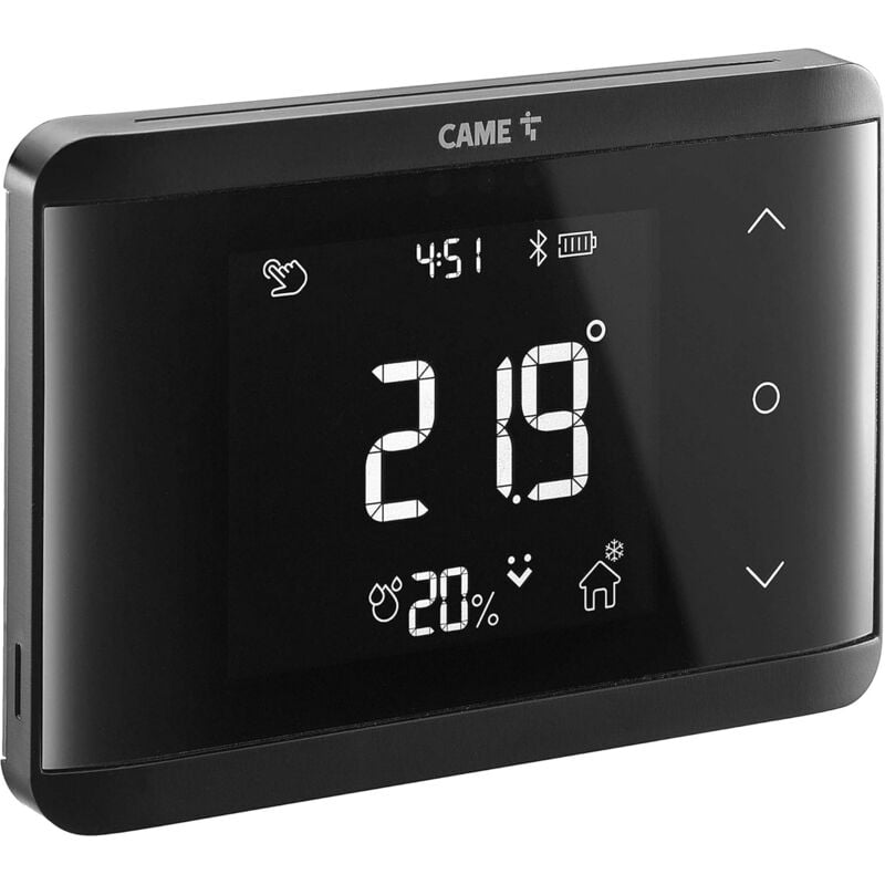 foto del prodotto bpt cronotermostato bluetooth da incasso nero came th 700 bk bt 845aa 0090