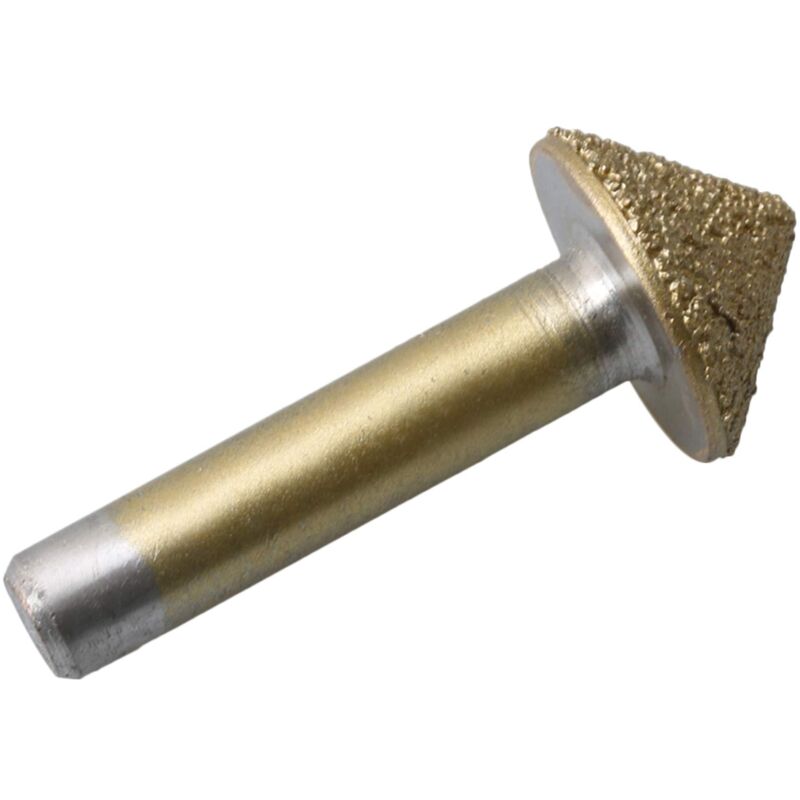 foto del prodotto bqlzr 90 gradi testa conica brazed diamond cnc router bit tool 8mm shank dia frese rotative per pietra granito intaglio incisione
