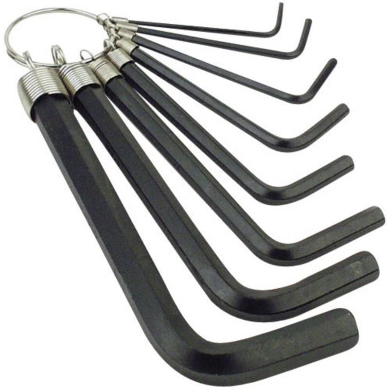 foto del prodotto br der mannesmann brugola interna kit di chiavi a brugola 2.5 mm, 3 mm, 4 mm, 5 mm, 6 mm, 8 mm, 10 mm, 2 mm 8 parti