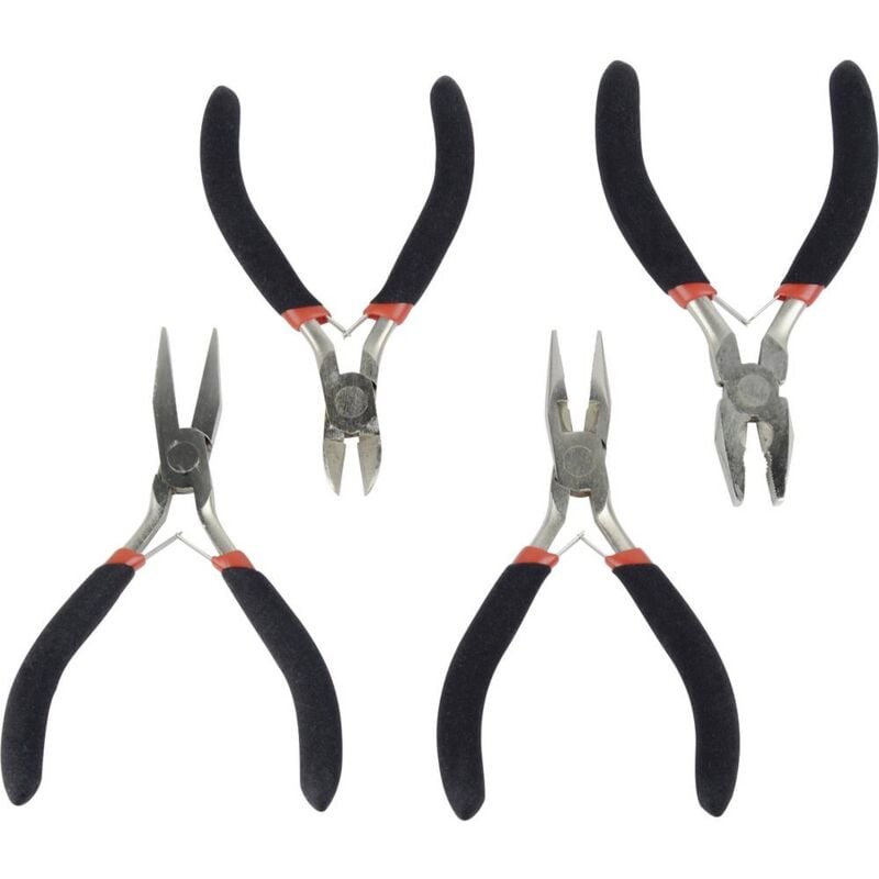 foto del prodotto br der mannesmann kit pinze elettronica e meccanica di precisione 4 parti m10840