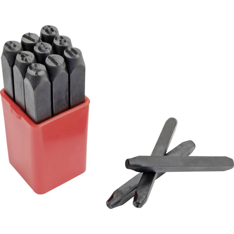 foto del prodotto br der mannesmann m 243 z 3 9 parti kit lettere altezza lettere 3 mm