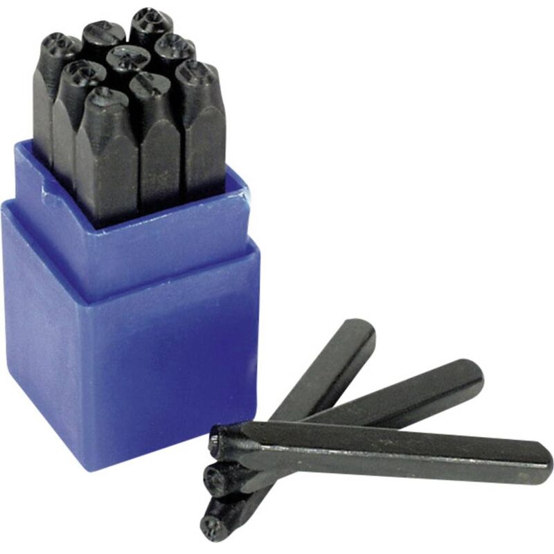 foto del prodotto br der mannesmann m 245 10 9 parti kit lettere altezza lettere 10 mm