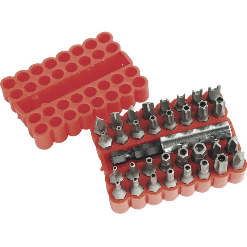 foto del prodotto br der mannesmann m 297 33 kit inserti 33 parti torx tamper resistant, brugola interna bo, tri wing, dado con intaglio,