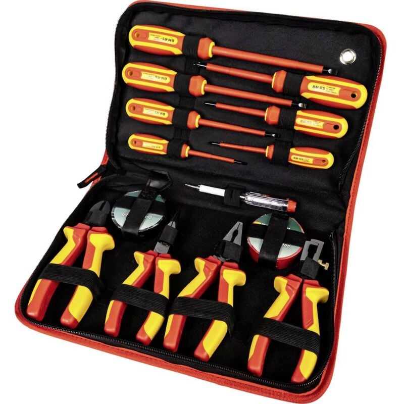 foto del prodotto br der mannesmann m11214 kit utensili vde 14 parti