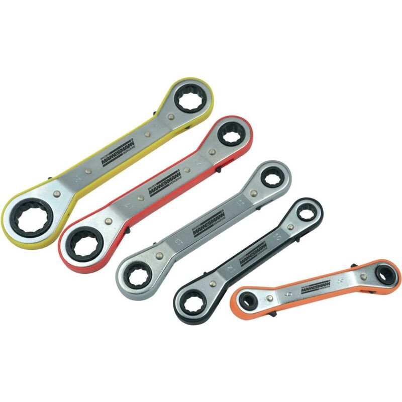 foto del prodotto br der mannesmann m27405 kit chiavi ad anello 5 parti misura metrica 9 21 mm