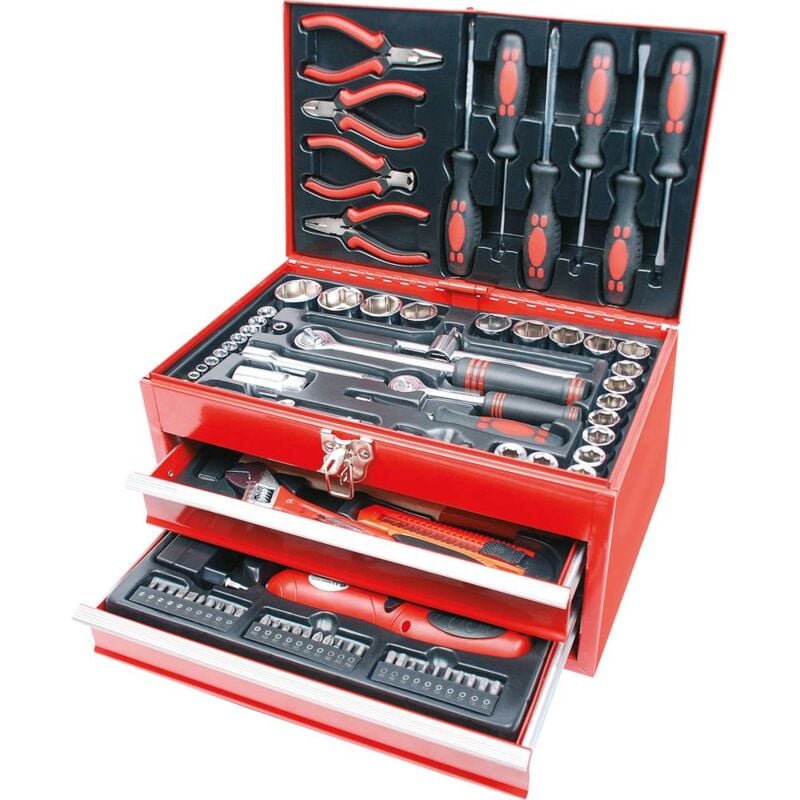 foto del prodotto br der mannesmann m29066 kit utensili tuttofare 156 parti