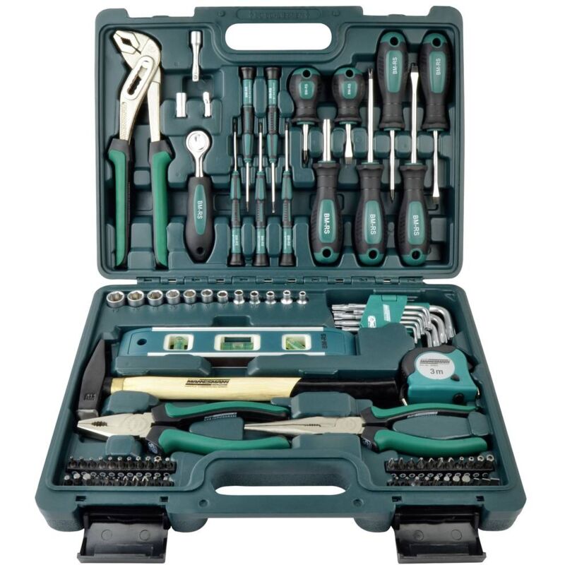 foto del prodotto br der mannesmann m29084 kit utensili tuttofare in valigia