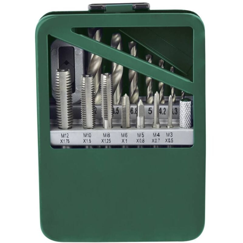 foto del prodotto br der mannesmann m53215 inserto filettato 15 parti m3, m4, m5, m6, m8, m10, m12