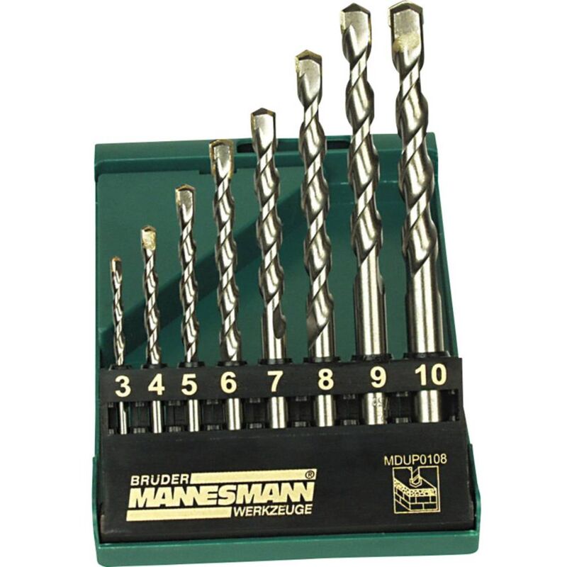 foto del prodotto br der mannesmann m54309 kit punte per pietra 1 pz.