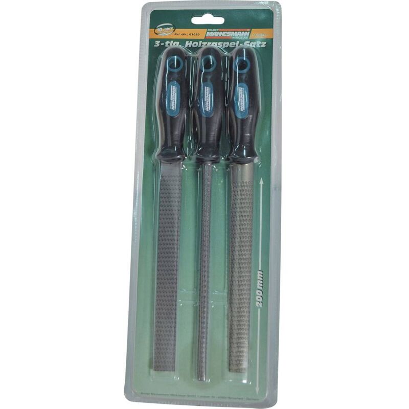 foto del prodotto br der mannesmann m61030 3 pz. raspa per legno set 1 pz.
