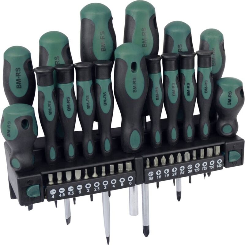 foto del prodotto br der mannesmann mannesmann m11415 set cacciaviti e inserti 37 pz.