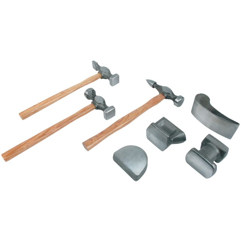 foto del prodotto br der mannesmann mannesmann m20700 set martelli, 7 pz., fucinatura in acciaio