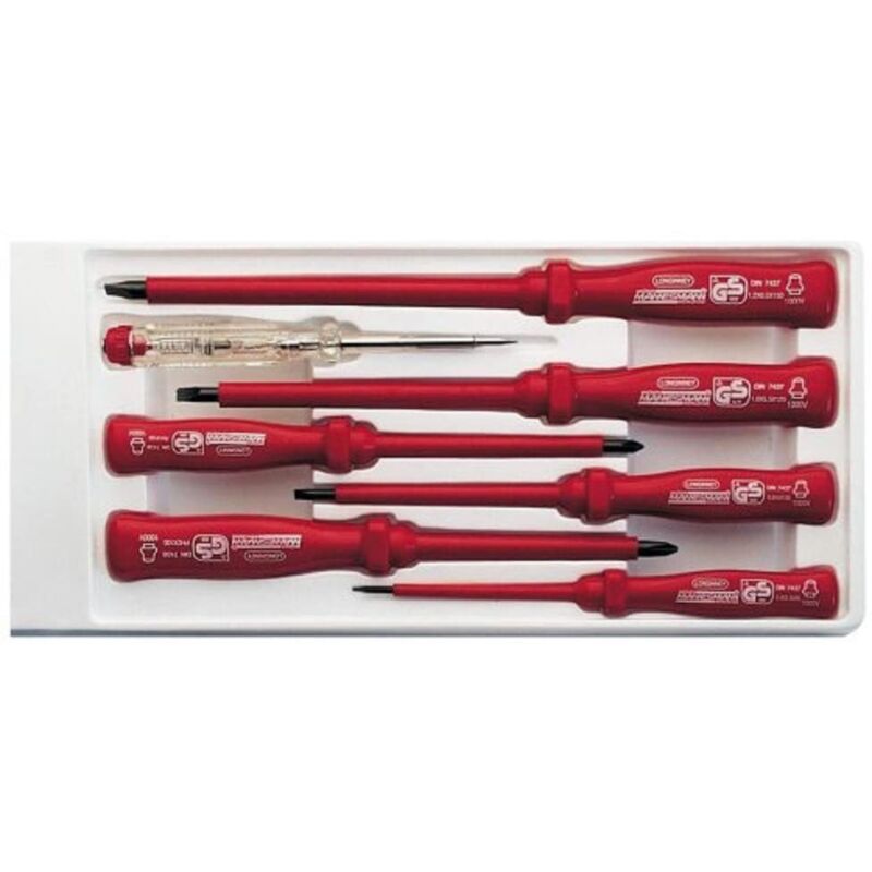 foto del prodotto br der mannesmann set di cacciaviti elettrici, 7 pezzi m 1187 profi