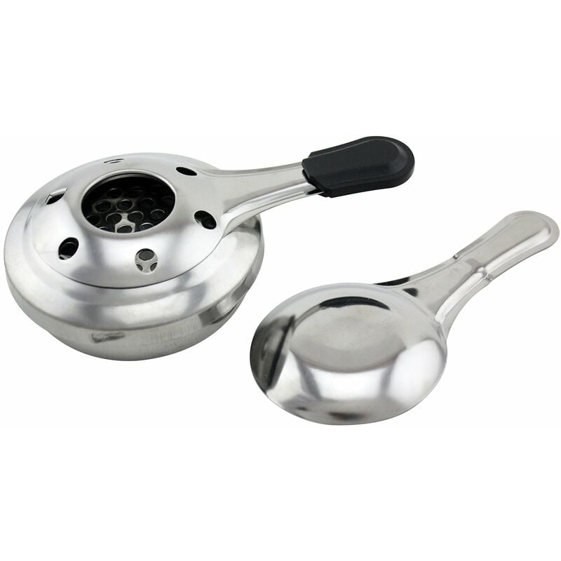 foto del prodotto br leur alcool bruciatore alcolico, inossidabile, acciaio inox, nero fackelmann