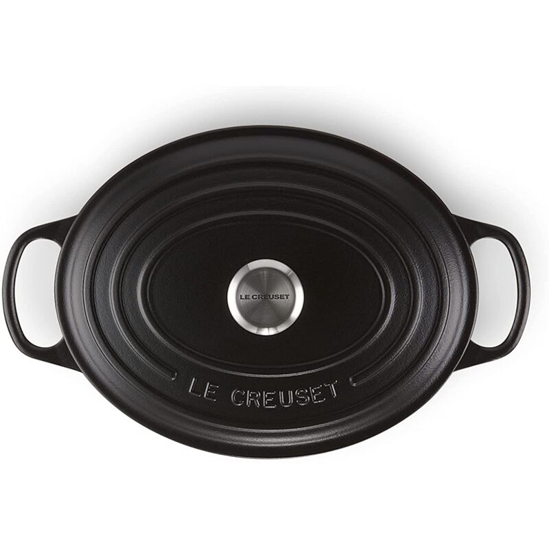 foto del prodotto br ter ovale sig 27 cm nero le creuset