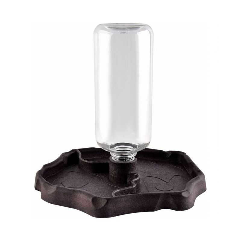 foto del prodotto br vie dispenser d acqua per rettili, bevitore per tartarughe, mangiatoia per tartarughe terrestri, dispenser di cibo 2 in 1 accessorio per ciotola