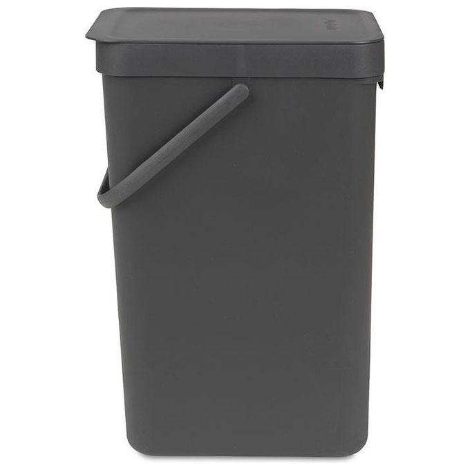 foto del prodotto brabantia 109966 bidone per la spazzatura 16 l rettangolare grigio