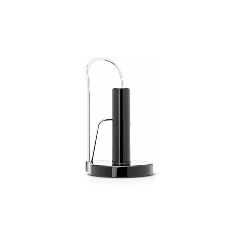foto del prodotto brabantia 493546 porta asciugamani da cucina, acciaio lucido, grigio e nero