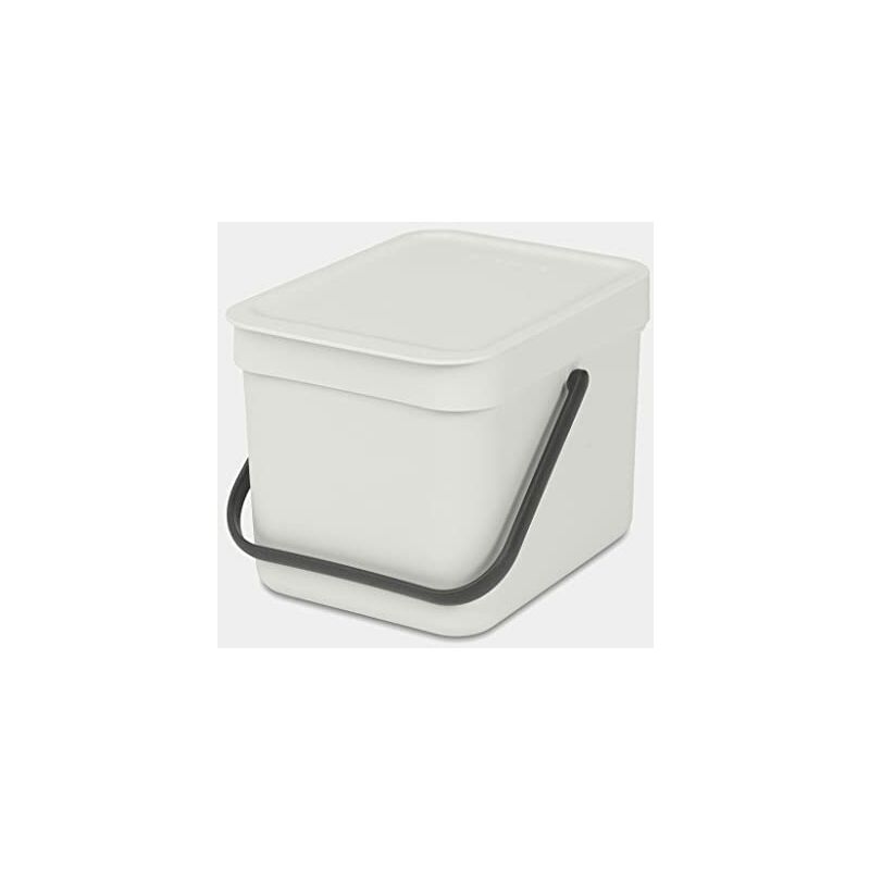 foto del prodotto brabantia cestino per il riciclo sort go grigio chiaro