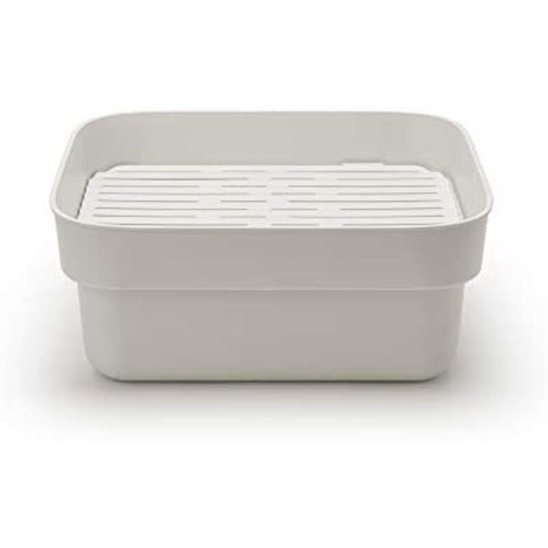 foto del prodotto brabantia - ciotola con vassoio drenante, grigio chiaro, taglia unica